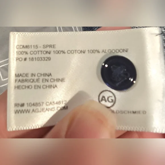 AG Adriano Goldschmied Pause Parka Denim Drawstring Waist Dress Size Medium - Picture 8 of 10